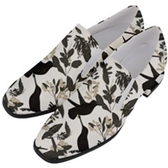 Women Slip On Heel Loafers 