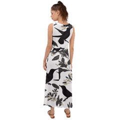 V-Neck Chiffon Maxi Dress 