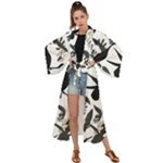 Blackbirds Maxi Kimono