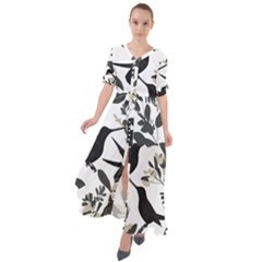 Waist Tie Boho Maxi Dress 