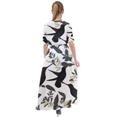 Waist Tie Boho Maxi Dress 