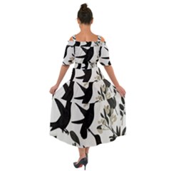 Shoulder Straps Boho Maxi Dress  