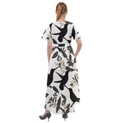 Front Wrap High Low Dress 
