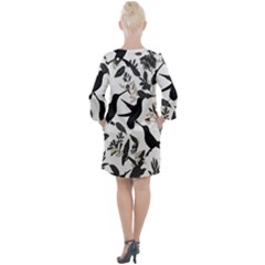 Open Neck Shift Dress 