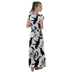Flutter Sleeve Maxi Dress 