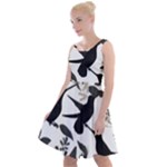 Blackbirds Knee Length Skater Dress