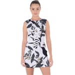 Blackbirds Lace Up Front Bodycon Dress