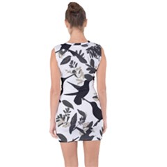 Lace Up Front Bodycon Dress 