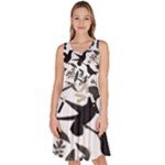 Blackbirds Knee Length Skater Dress With Pockets