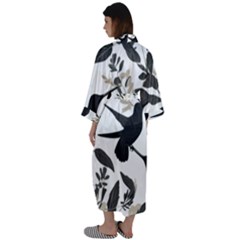 Maxi Satin Kimono 