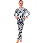 Blackbirds Kids  Satin Long Sleeve Pajamas Set