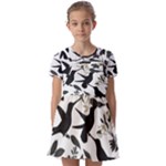 Blackbirds Kids  Short Sleeve Pinafore Style Dress