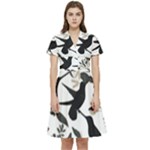 Blackbirds Short Sleeve Waist Detail Dress