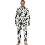 Blackbirds Men s Long Sleeve Velvet Pocket Pajamas Set