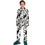 Blackbirds Kids  Long Sleeve Velvet Pajamas Set