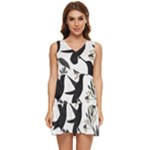 Blackbirds Tiered Sleeveless Mini Dress