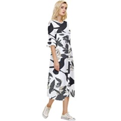 Double Cuff Midi Dress 