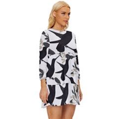 Long Sleeve Babydoll Dress 
