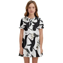 Kids  Sweet Collar Dress 