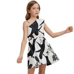 Kids  One Shoulder Party Dress 