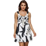 Blackbirds Ruffle Strap Babydoll Chiffon Dress