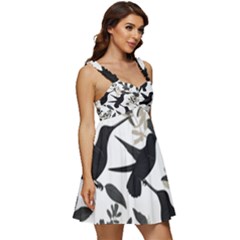Ruffle Strap Babydoll Chiffon Dress 