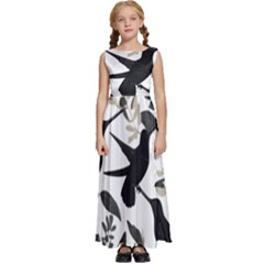 Kids  Satin Sleeveless Maxi Dress 