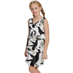 Kids  Sleeveless Tiered Mini Dress 