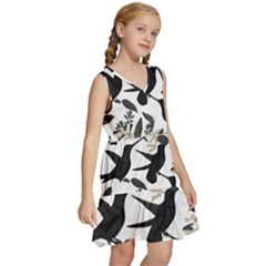 Kids  Sleeveless Tiered Mini Dress 