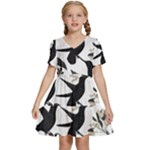 Blackbirds Kids  Short Sleeve Tiered Mini Dress