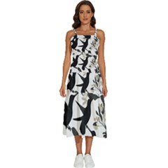 Sleeveless Shoulder Straps Boho Dress 