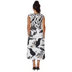 Sleeveless Round Neck Midi Dress 