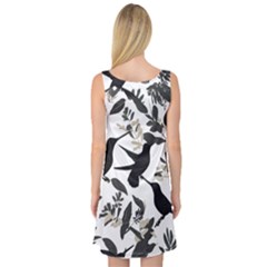 Sleeveless Satin Nightdress Back Sleeveless Satin Nightdress Back