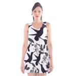 Blackbirds Scoop Neck Skater Dress