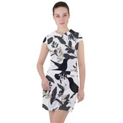 Drawstring Hooded Dress 