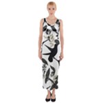 Blackbirds Fitted Maxi Dress