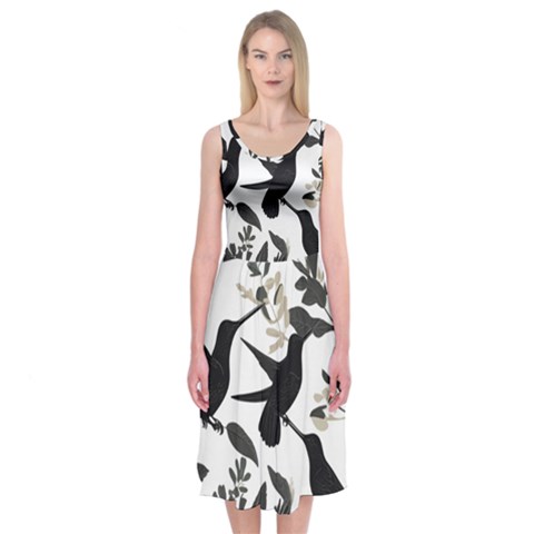 Blackbirds Midi Sleeveless Dress from ArtsNow.com