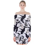 Blackbirds Long Sleeve Off Shoulder Dress