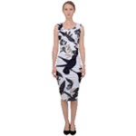 Blackbirds Sleeveless Pencil Dress