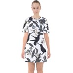 Blackbirds Sixties Short Sleeve Mini Dress