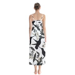 Button Up Chiffon Maxi Dress 