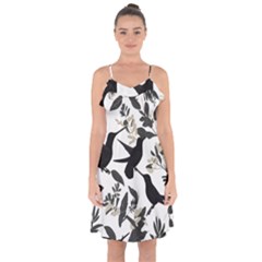 Blackbirds Ruffle Detail Chiffon Dress from ArtsNow.com