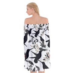 Off Shoulder Skater Dress 