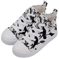 Kids  Mid-Top Canvas Sneakers 