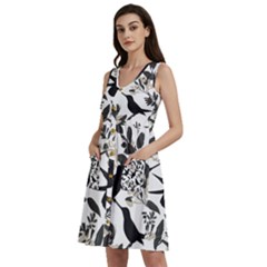 Sleeveless Dress With Pocket 
