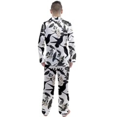 Men s Long Sleeve Satin Pajamas Set 