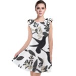 Blackbirds Tie Up Tunic Dress