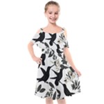 Blackbirds Kids  Cut Out Shoulders Chiffon Dress