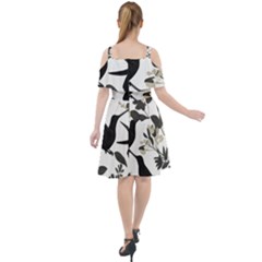 Cut Out Shoulders Dress 