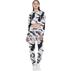 Cropped Zip Up Lounge Set 